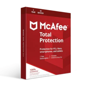 McAfee Total Protection (10 Devices, 1 Year)
